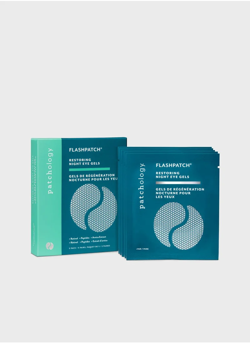 Patchology Flashpatch Restoring Night Eye Gels - 5 Pairs/Box