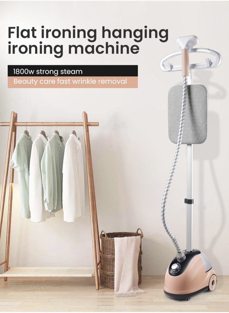 Denx - Professional Garment Steamer, 2 in 1, Flatbed Vertical Steamer, 2000W, Fast Heating with 1.8L Water Tank - Image 1