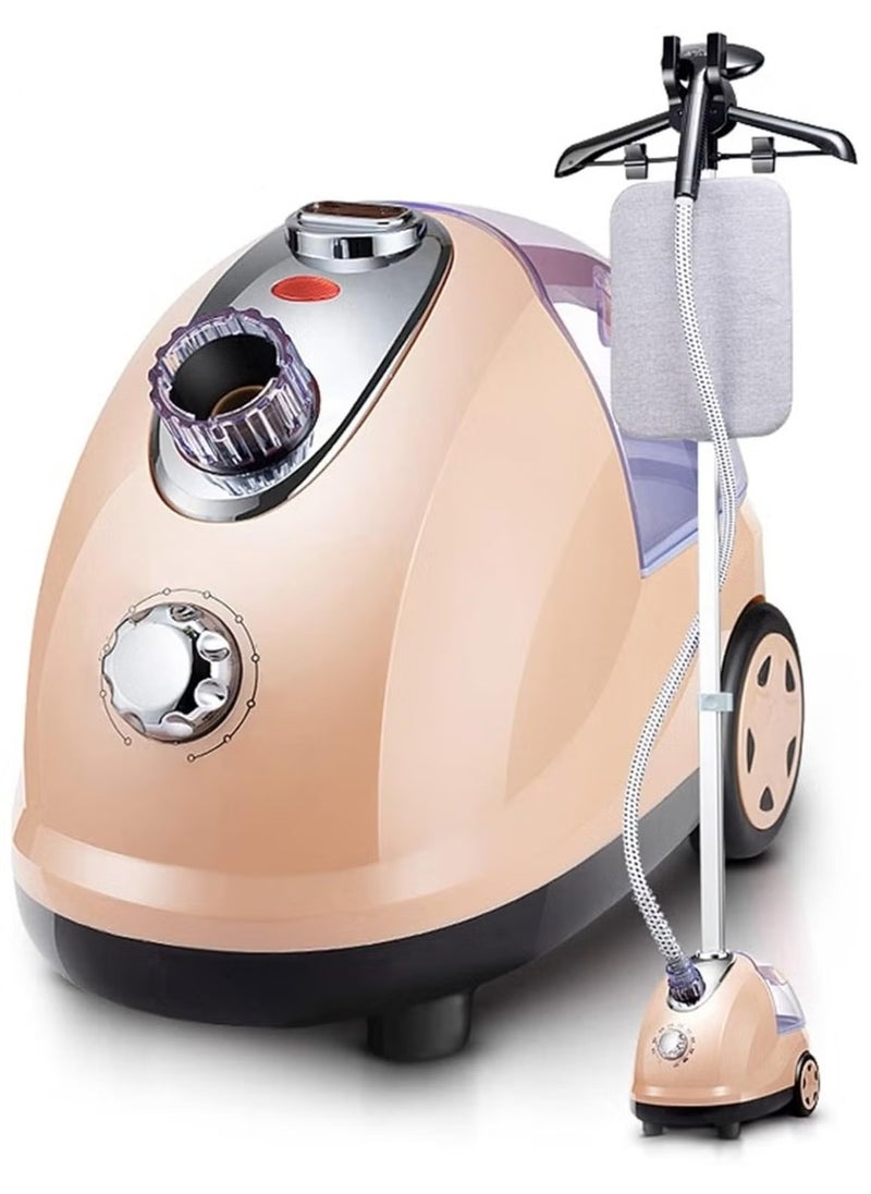 Denx - Professional Garment Steamer, 2 in 1, Flatbed Vertical Steamer, 2000W, Fast Heating with 1.8L Water Tank - Image 1