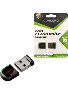 CONCORD USB Flash Memory 16GB Mini Lite C-UML16 
