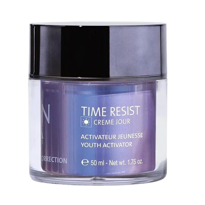 Yonka YonKa Time Resist Jour 50ml AntiAging Day Cream with Youth Activating Complex and Hyaluronic Acid Firming AntiWrinkle Moisturizer for Face and Neck ParabenFree