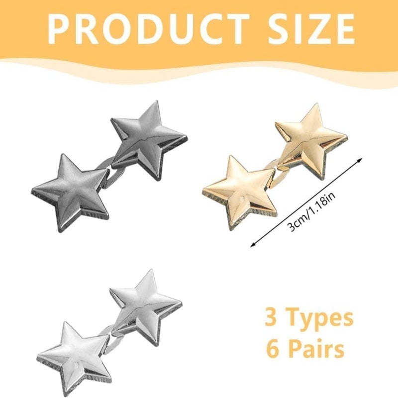 Waist Adjuster Clips: 4 Colors Alloy Material - No-Tool Easy Installation, Non-Fading Scratch-Resistant, Waist Size Reducing for Jeans Pants Skirts Jackets Coats Shirts Overalls Shorts Hats Backpacks - Image 3