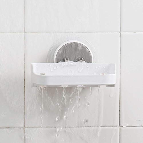 VOLO Self Adhesive Magic Sticker ABS/Plastic Wall Mounted Soap Holder for Kitchen and Bathroom (Medium, White) - Image 4