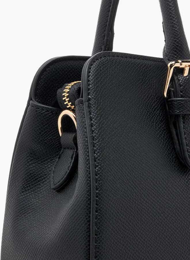 Paprika Solid Tote Bag with Double Handles and Detachable Coin Purse