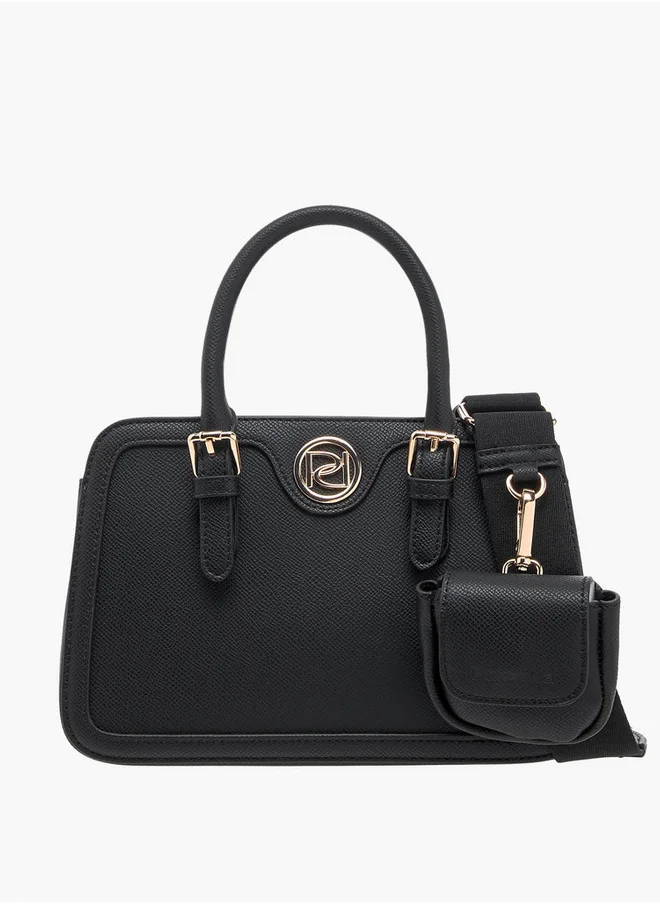 بابريكا Solid Tote Bag with Double Handles and Detachable Coin Purse