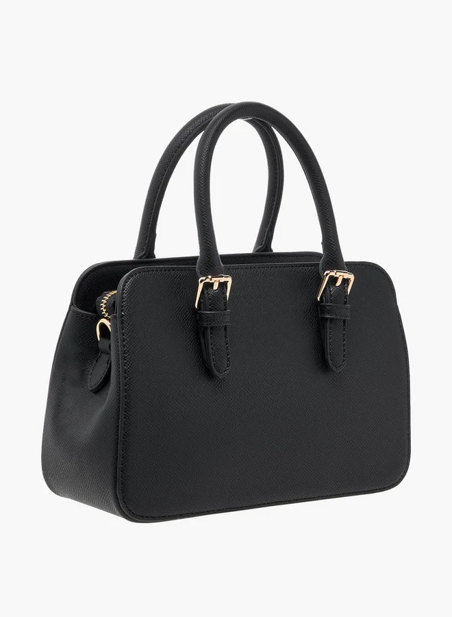 Paprika Solid Tote Bag with Double Handles and Detachable Coin Purse