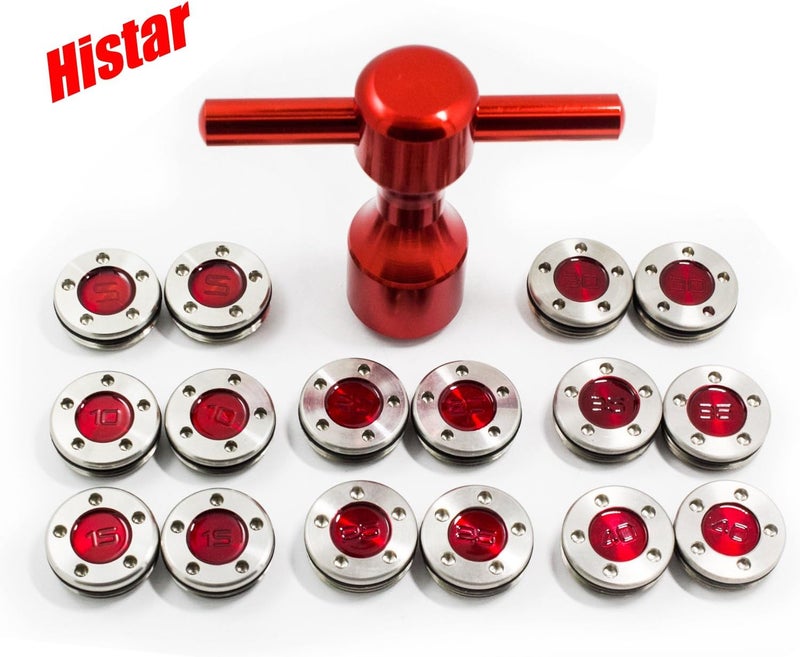 Hi-Star 2Pcs Golf Custom red Weights + Red Wrench for Titleist Scotty Cameron Putters - Image 2