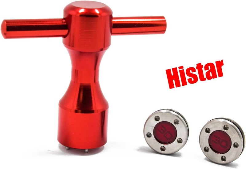 Hi-Star 2Pcs Golf Custom red Weights + Red Wrench for Titleist Scotty Cameron Putters - Image 1