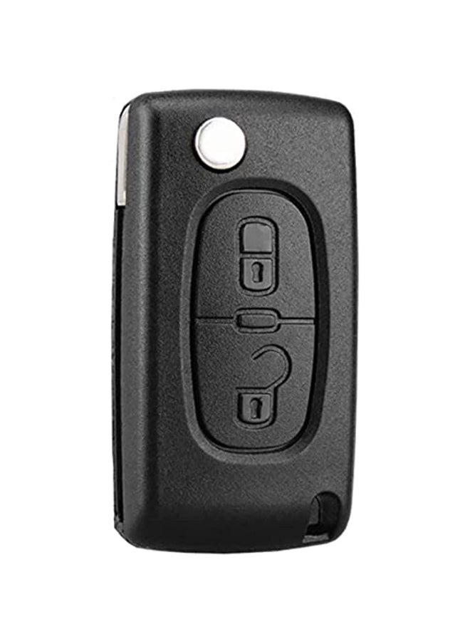 2 Buttons Key Shell Compatible Ce0523 Folding Flip Key For Peugeot 207 307 308 407 408 3008 5008 Citroen C2 C3 C4 C5 C6 C8 (2 Buttons Ce0523)