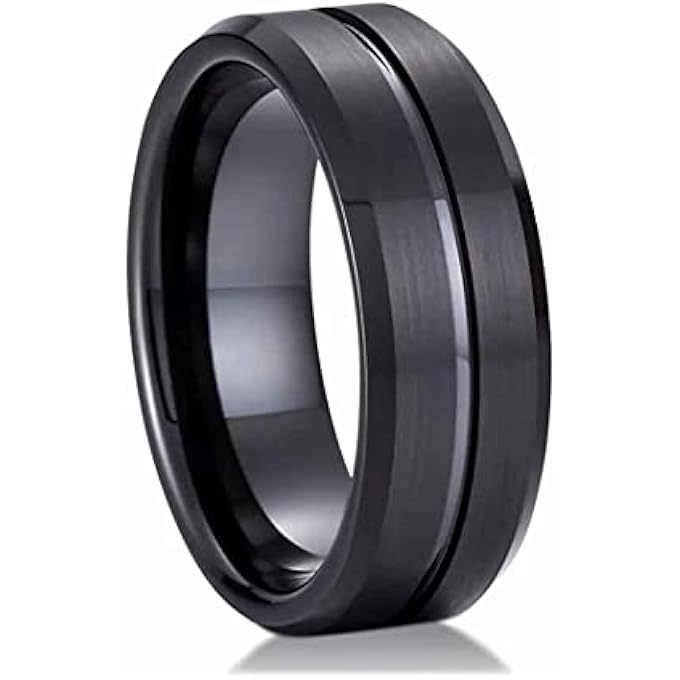 rayihni R204-12 Wedding Ring For Men, 12 Us/27 Local - Image 4