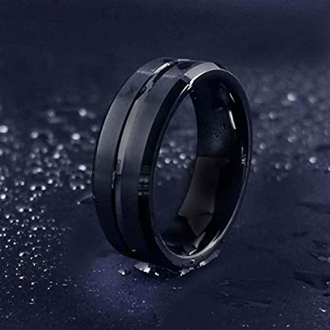 rayihni R204-12 Wedding Ring For Men, 12 Us/27 Local - Image 3