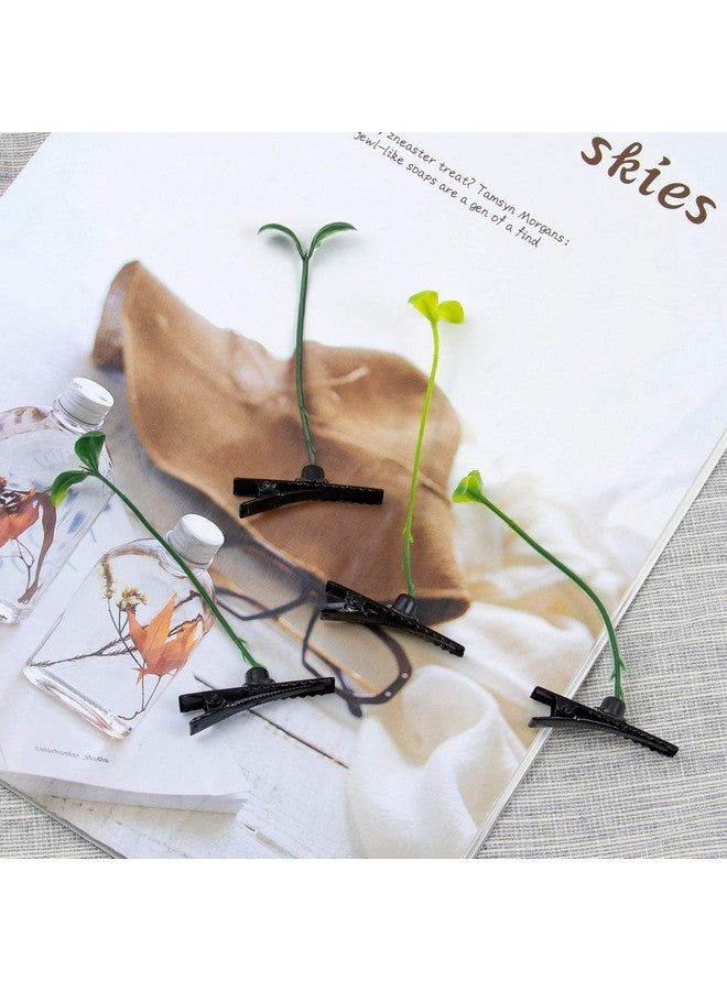 AUEAR 20 Pack Plant Bean Sprout Hair Clips Pea Hairpin Barrette Headwear Hair Accessories For Women Girls - Image 5