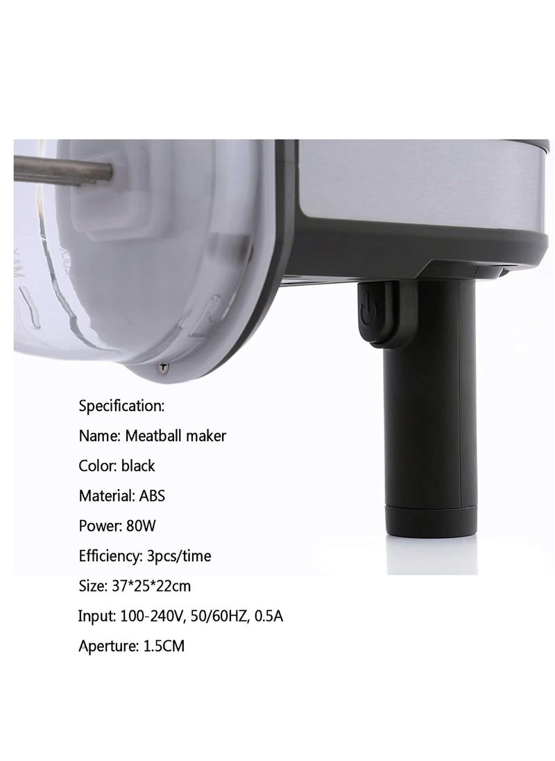 Generic - Meatball Maker Machine, Forms 3 per Batch, 1.5cm Aperture, Automatic Forming and Portioning Tool - Image 1
