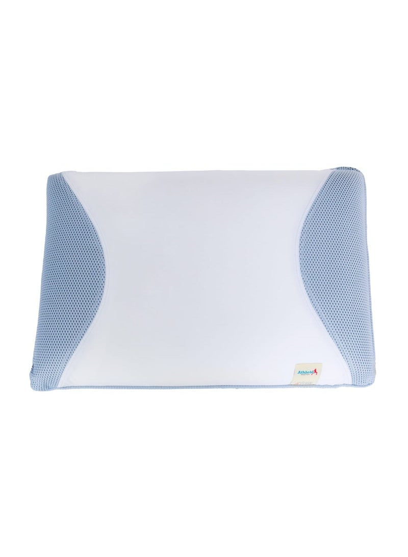 Neuovaletto ATHLETE PILLOW The next generation of intelligent sleep care pillows. Featuring the revolutionary Outlast® climate regulation technology.  -Ultrasoft microfibre fill (upper chamber) -Rotini Memory Foam fill (lower chamber) - Image 4