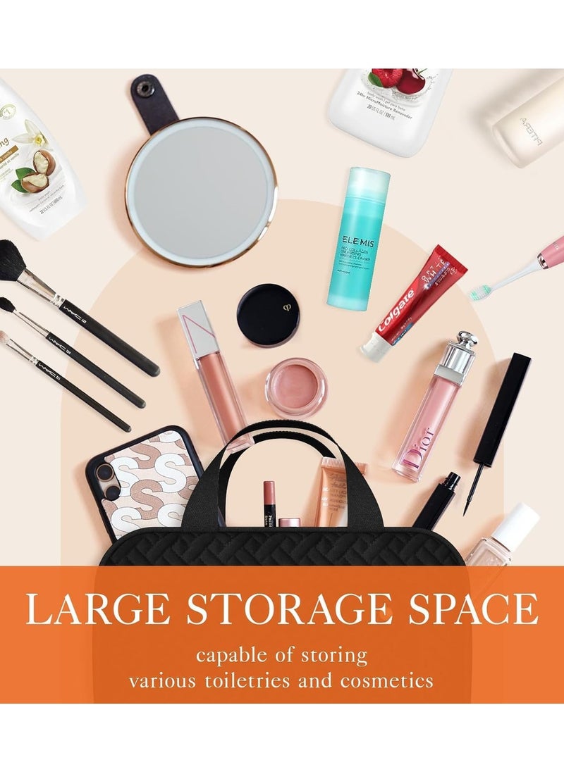 Swift Toiletry Bag Hanging Travel Makeup Bag for Women and Men, Waterproof & Sturdy Hook Cosmetic Makeup Organizer for Toiletries Accessories  - Image 3