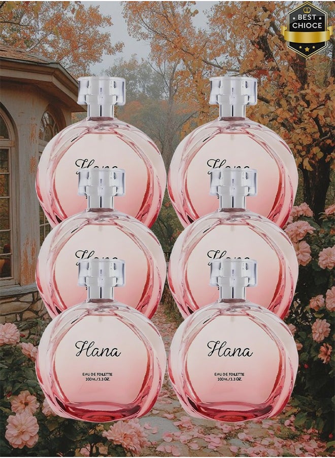 hana 6 Pieces Hana Perfume For Women 100ml EDT  - Image 1