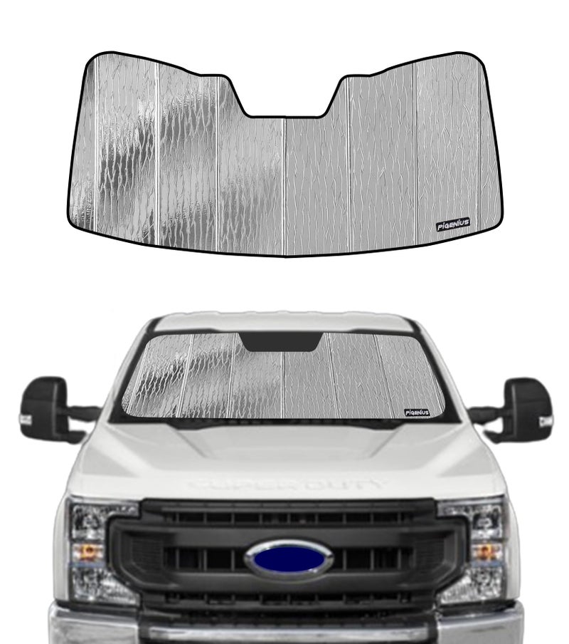 Pigenius Windshield Sunshade for Ford F250F350F450F550F600 20172022 Window Shade AstraGuard
