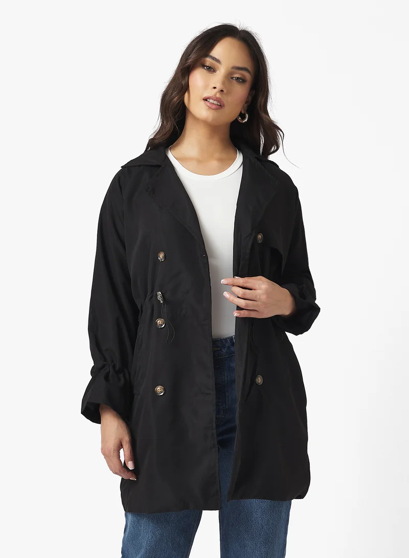 Ginger Oversize Woven Trench Coat