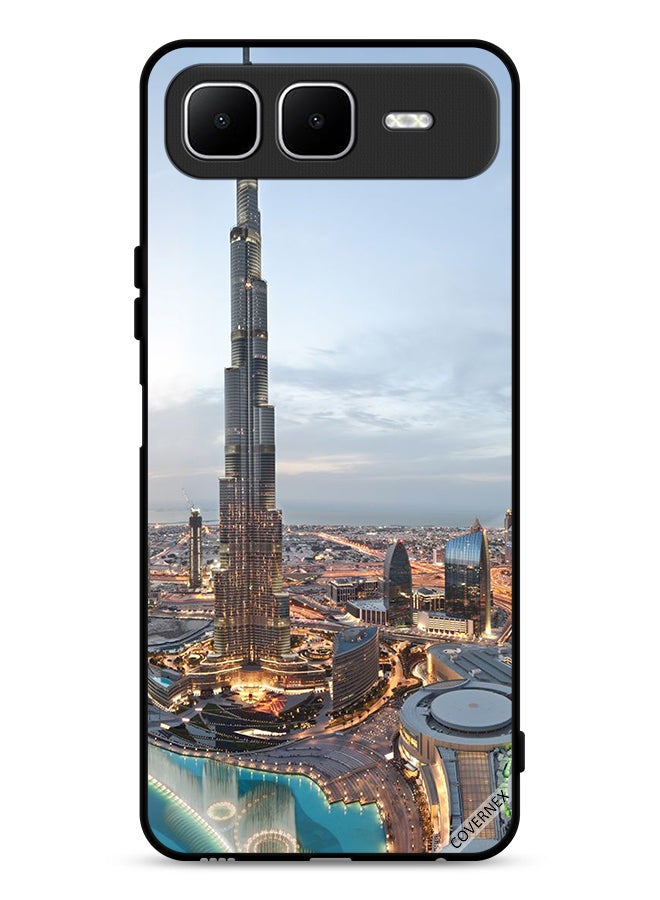 Covernex Infinix Smart 10 Plus Protective Case Cover Beautiful View Of Downtown Dubai