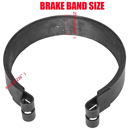 GREHUA 4" Rear Drum Brake Band & Cable Kit for Manco Bandit Critter 1492 4316 297 Rotary 484 Azusa 2251-B Yerf-Dog Predator 212cc 420cc 196cc Go Kart Yard Cart Dune Buggies Mini Bike ATV Parts - Image 3