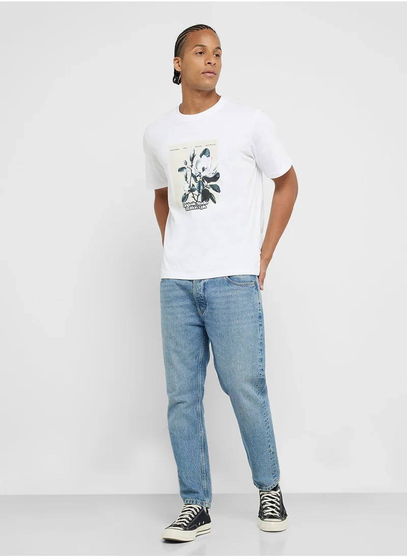 JACK & JONES Graphic Crew Neck T-Shirt