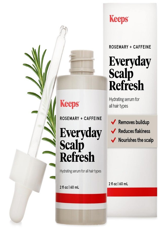 Keeps Everyday Scalp Serum - Hair Serum to Nourish, Condition & Exfoliate the Scalp - Caffeine, Rosemary Oil & Salicylic Acid for Hair Health- Hair Treatment Products for Men & Women - Image 1