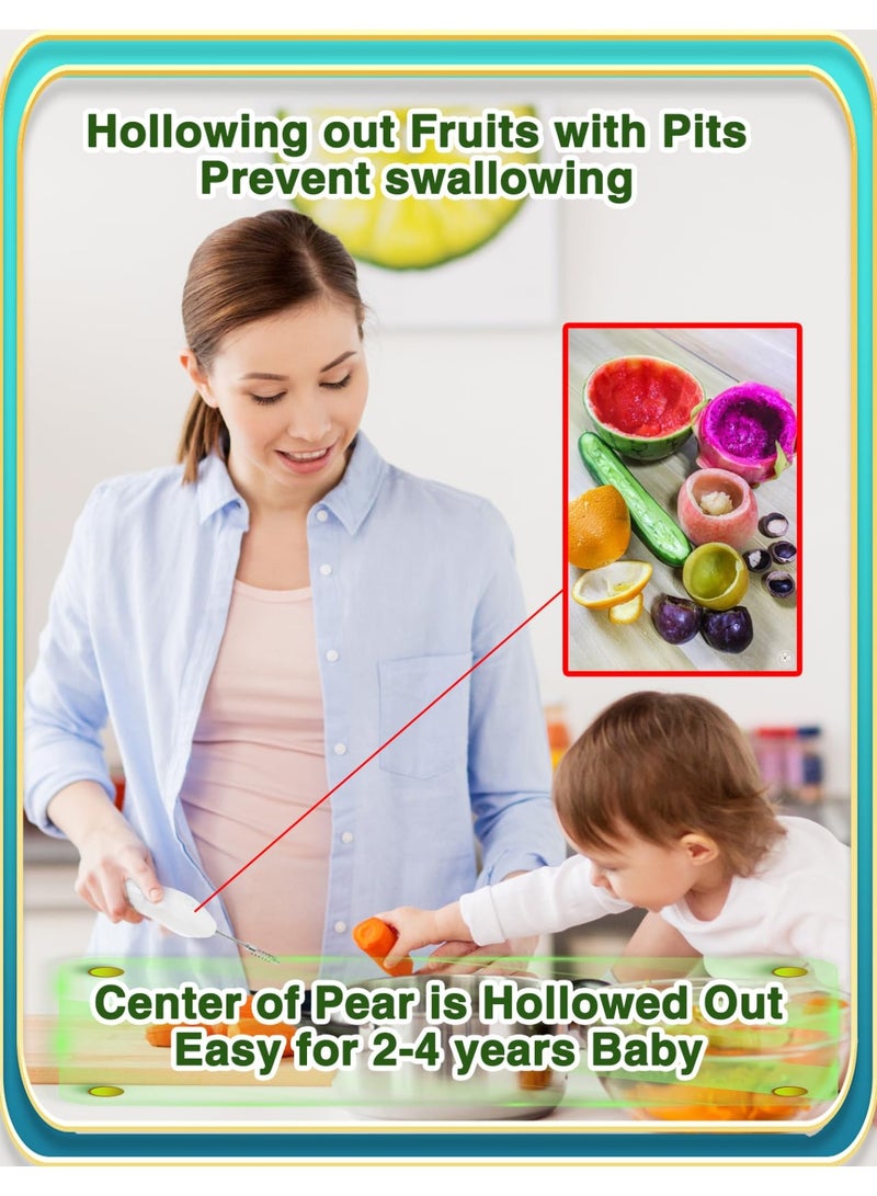 ريزونيكس أداة كهربائية لاسلكية 2 في 1 لتقشير الخضار والأسماك - قابلة لإعادة الشحن، مصنوعة من الفولاذ المقاوم للصدأ، مع رؤوس قابلة للتبديل للكوسا والفلفل والفواكه والمأكولات البحرية - Image 4