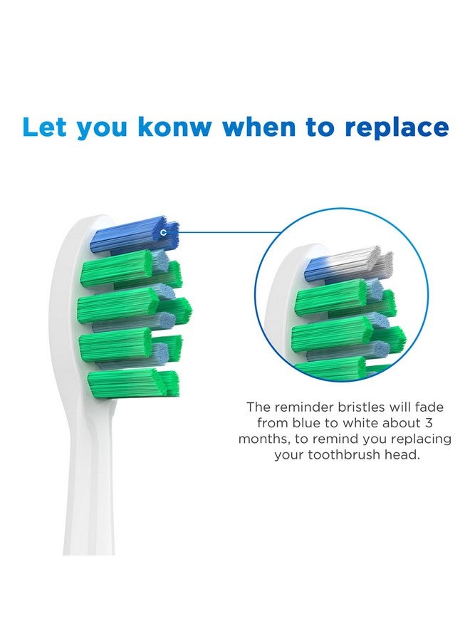 FreFeel Replacement Brush Heads for 2023 Waterpik Sensonic Toothbrush, with Covers, Compact, White, 5 Count - Image 4