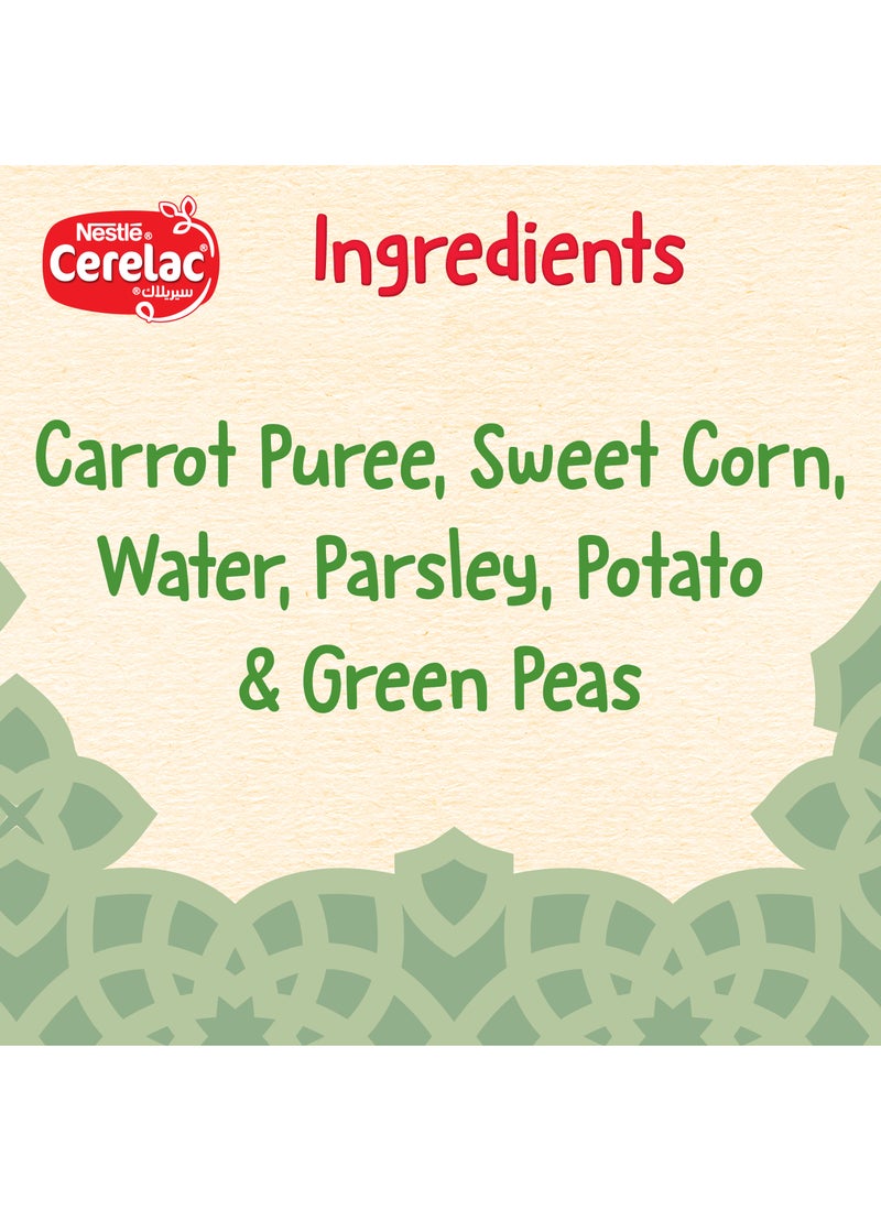 Cerelac Mixed Vegetables Sweet Corn Carrot & Green Peas Puree Baby Food (12m+) 190gm - Image 5
