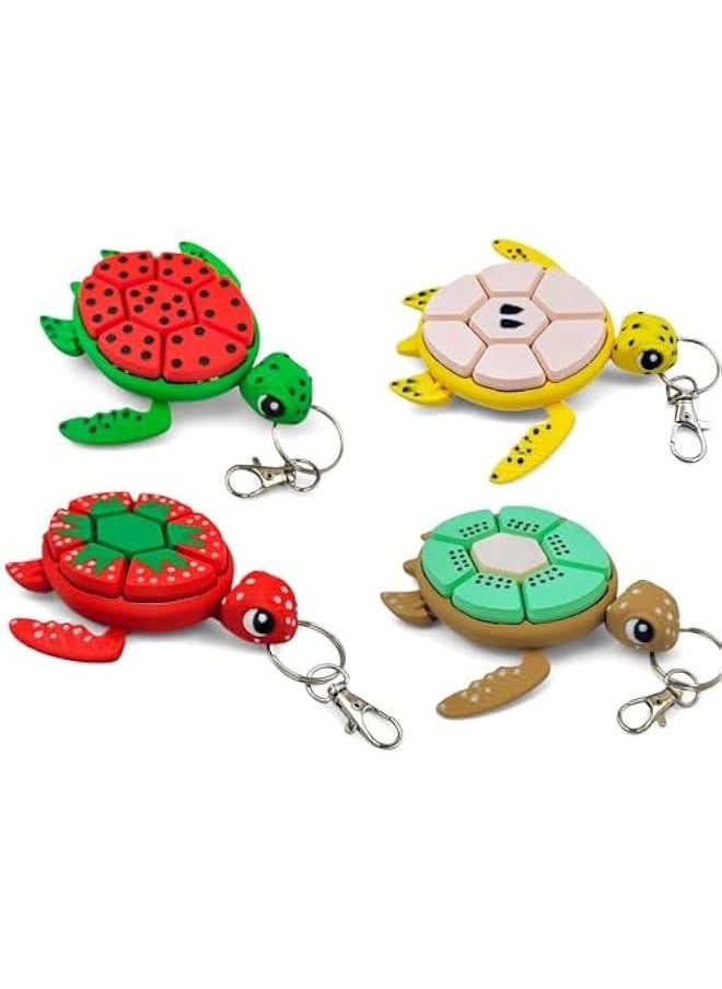 null - Fruit Series Turtle Fidget Clickers, 3D Sensory Figures Desktop Clickers, Fruit Turtle Fidget Clickers Autism, ADHD, Stress, Anxiety Relief - Image 1