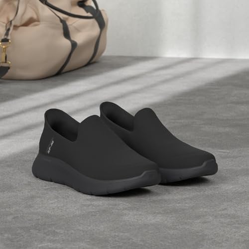 SKECHERS حذاء سكيشرز للرجال من نوع جو ووك فليكس بدون استخدام اليدين، أسود، 12 - Image 2