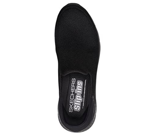 SKECHERS حذاء سكيشرز للرجال من نوع جو ووك فليكس بدون استخدام اليدين، أسود، 12 - Image 4