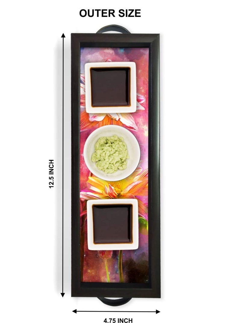 PAPER PLANE DESIGN Premium Rectangular Serving Trays for Dinning Table, Home & Office - Image 2