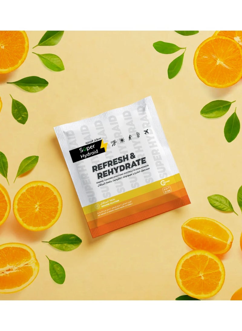 Super Hydraid Electrolyte Drink Mix - Orange - Image 5