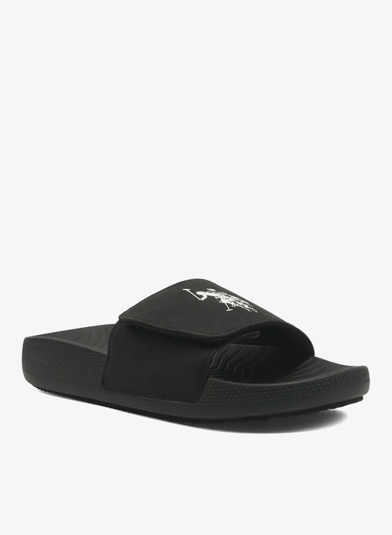 يو اس بولو اسن شباشب رجالية سوداء بتوقيع مميز - أناقة سهلة واسترخاء تام