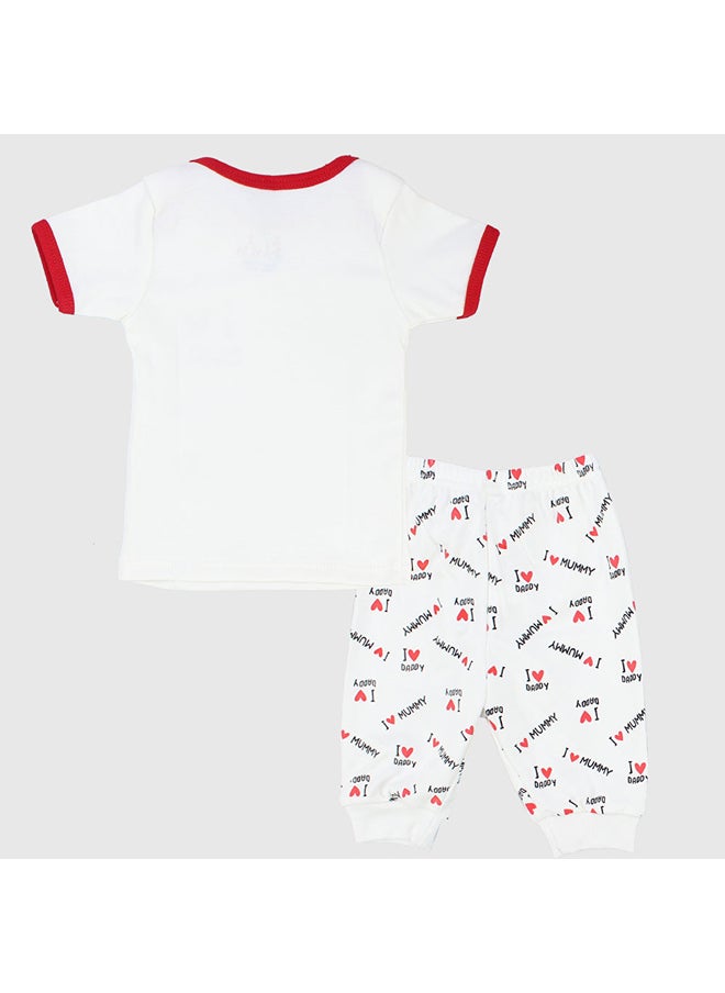 JOCKEY - "I Love Daddy" Short-Sleeved Pyjama - Image 1