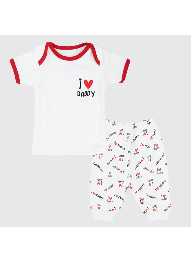 JOCKEY - "I Love Daddy" Short-Sleeved Pyjama - Image 1