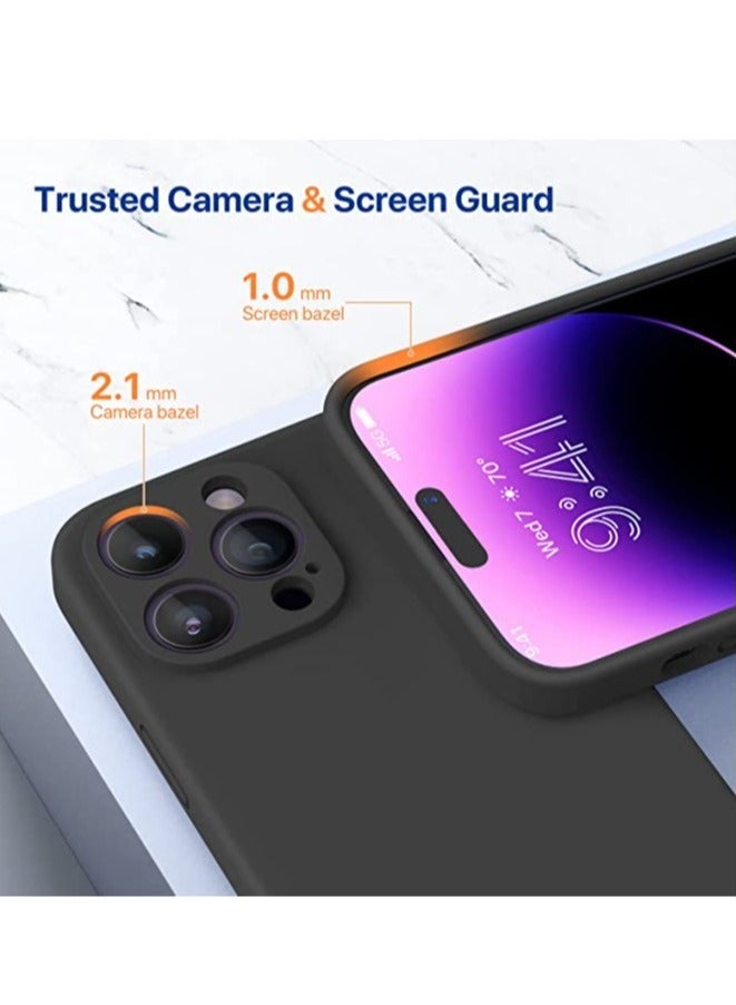 ELTRAZONE iPhone 14 Pro Max Case, with 2 Pack Screen Protectors,[Upgraded Enhanced Camera Protection],Shockproof Liquid Silicone Case 6.7 inch - Image 3