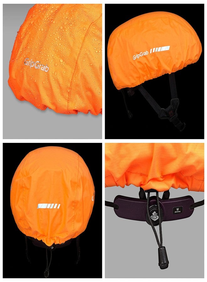 GripGrab Waterproof Windproof Cycling Rain Helmet Cover Reflective Bicycle Commuting High-Visibility Road MTB Headwear - Image 3