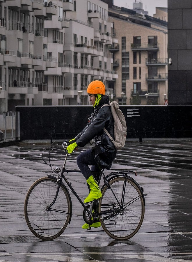 GripGrab Waterproof Windproof Cycling Rain Helmet Cover Reflective Bicycle Commuting High-Visibility Road MTB Headwear - Image 4