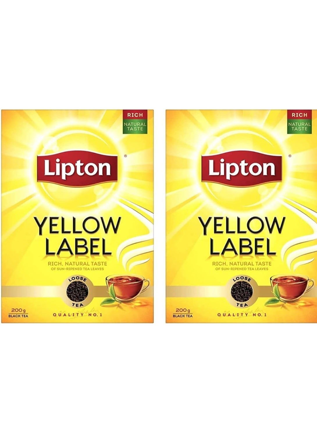 Lipton Tea Lipton Yellow Label Black Loose Tea 2 x 200 g
