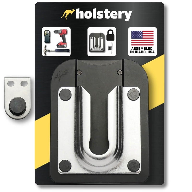 Holstery PinPal Pro | Universal Tool Holster - Gravity Locking Clip-On Tool Belt Holder for Drills, Impacts, and Other Tools (with Pin Kit for Makita) - Image 1