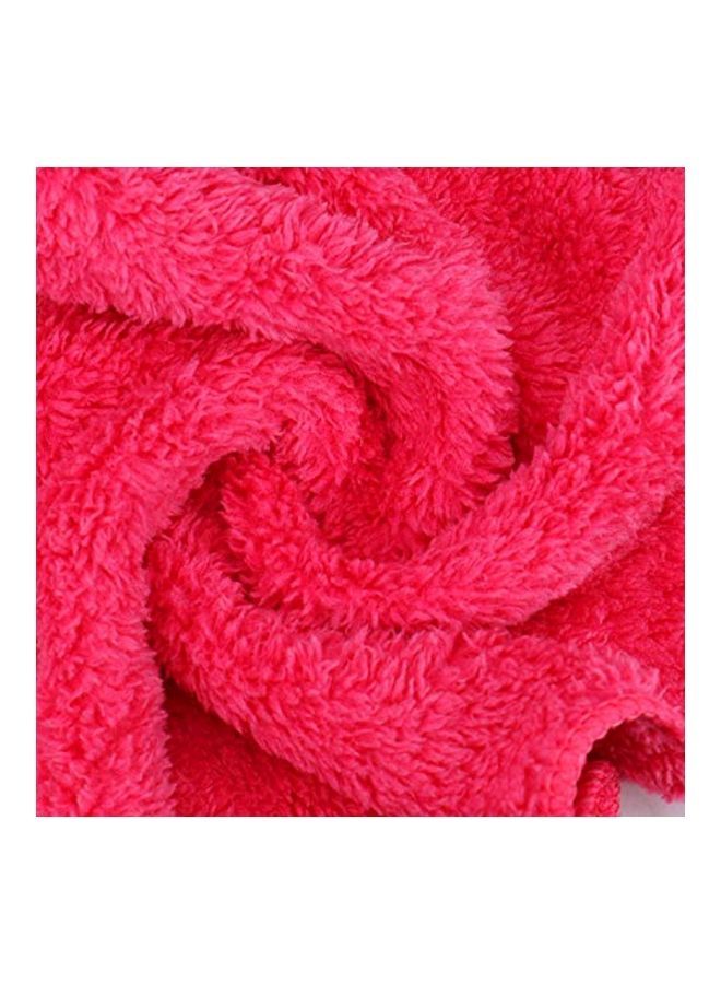 نيبمينينت مناشف وجه مايكروفايبر من 4 قطع وردي فاقع 25x30سنتيمتر - Image 5