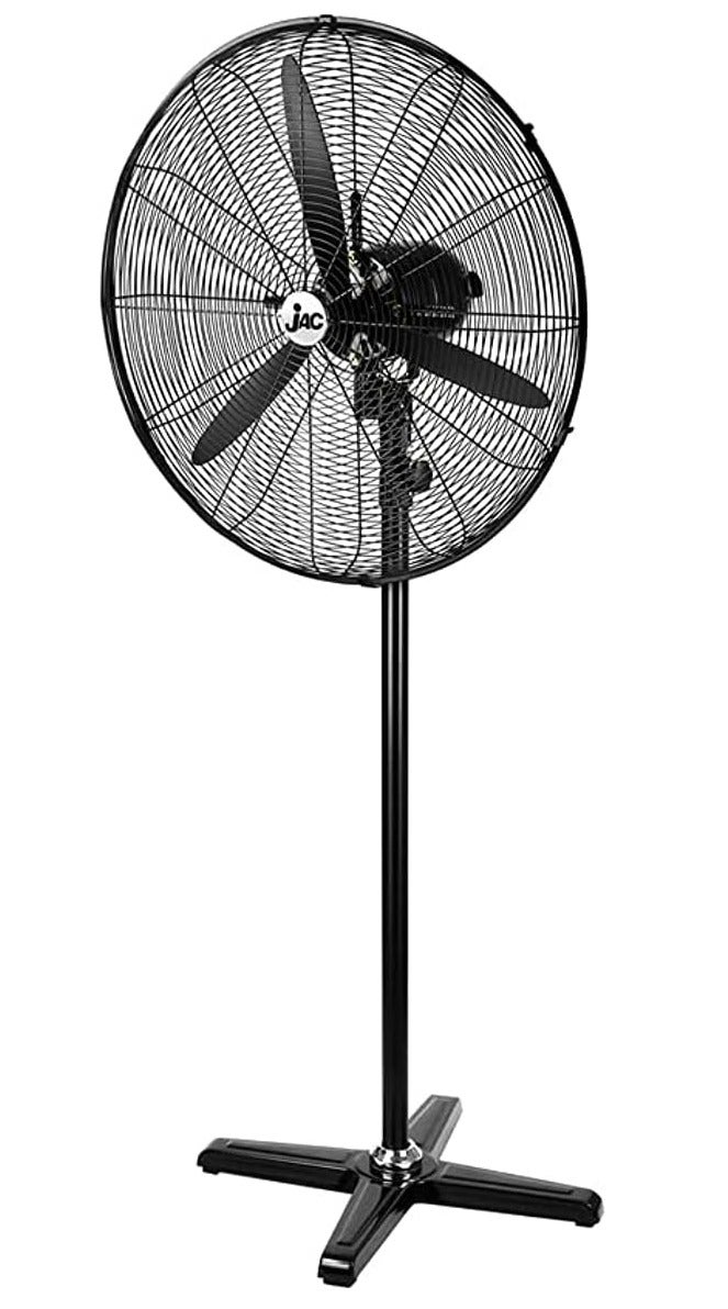 Jac Stand Fan, 30 Inch, 3 Blades - Metal - NGSF-012
