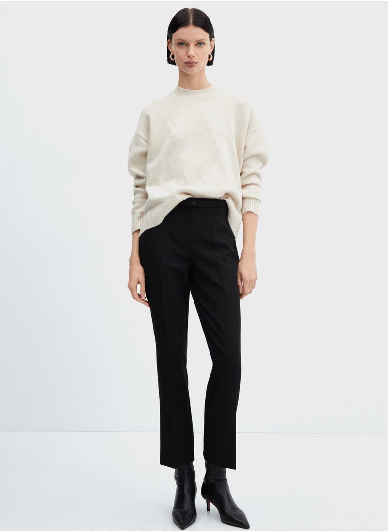 MANGO - Flared High Waist Pants - Image 1