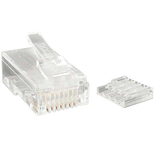 StarTech.com Cat 6 RJ45 Stranded Modular Plug Connector - 50 Pack (CRJ45C6STR50) - Image 2