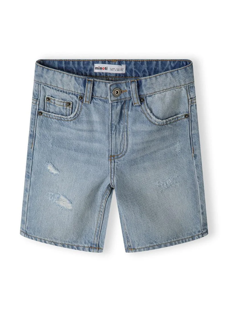 MINOTI Kids Boys  Ripped Denim Shorts