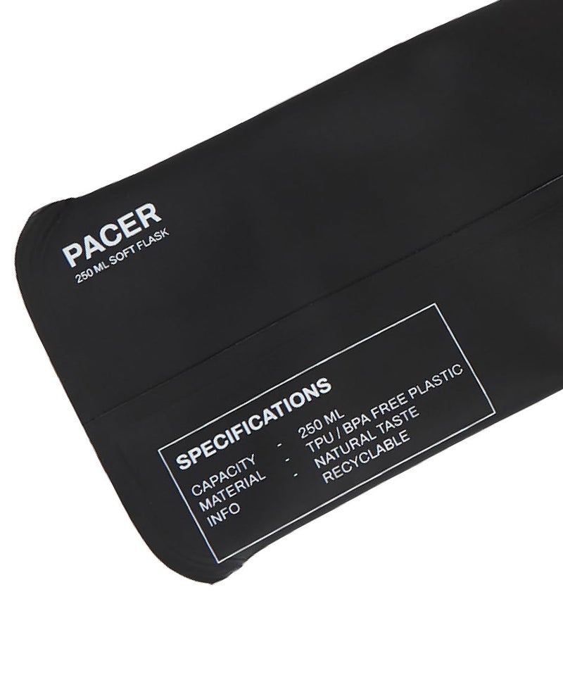 TEGO Pacer Soft Flask – Foldable 250mL/500mL TPU Bottle for Running, Camping, and Outdoor Sports (Black, 250 ml) - Image 4