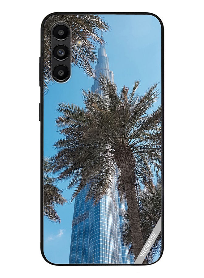 VR CREATIVE غطاء واقي لهاتف سامسونج جالاكسي A13 5G بتصميم برج خليفة الملكي متعدد الألوان - Image 1