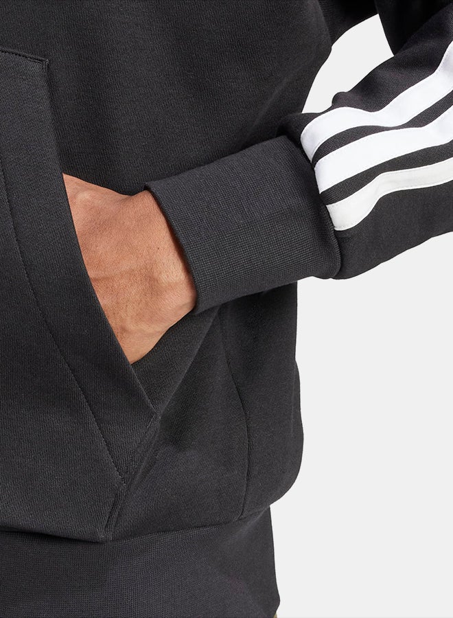Adidas Essentials 3-Stripes Fleece Hoodie - Image 5